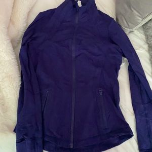 Lululemon define jacket. Bluish/purplish color.